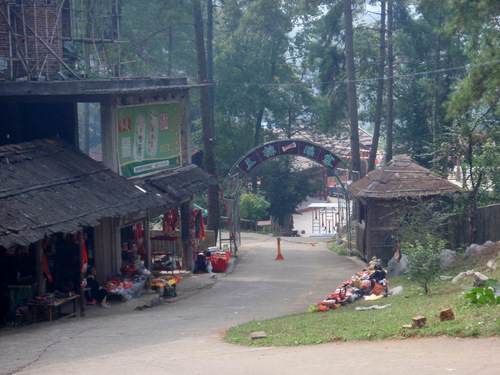 Entrance to a Yao Mountain Village.